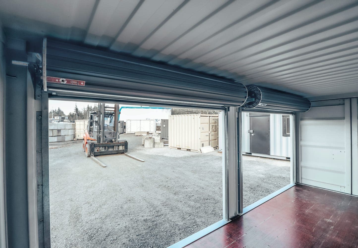 20&prime; Shipping Container + (2)  8&prime; Rollup Doors - Tupcan Pty Ltd