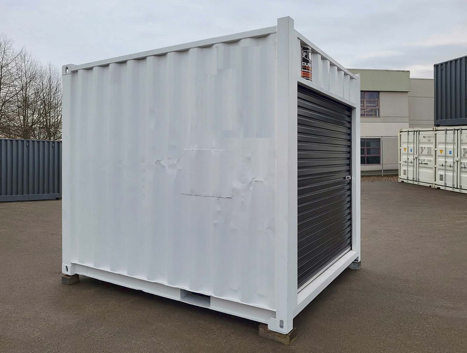 10&rsquo; &ldquo;Cut Down&rdquo; Used Container + Rollup - Tupcan Pty Ltd