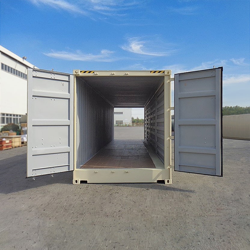 40&rsquo;HC New (1-trip) &ldquo;Openside&rdquo; Shipping Container - Tupcan Pty Ltd