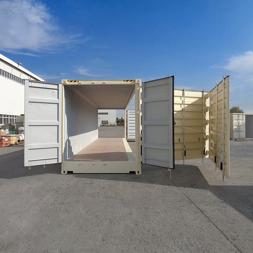 40&rsquo;HC New (1-trip) &ldquo;Openside&rdquo; Shipping Container - Tupcan Pty Ltd