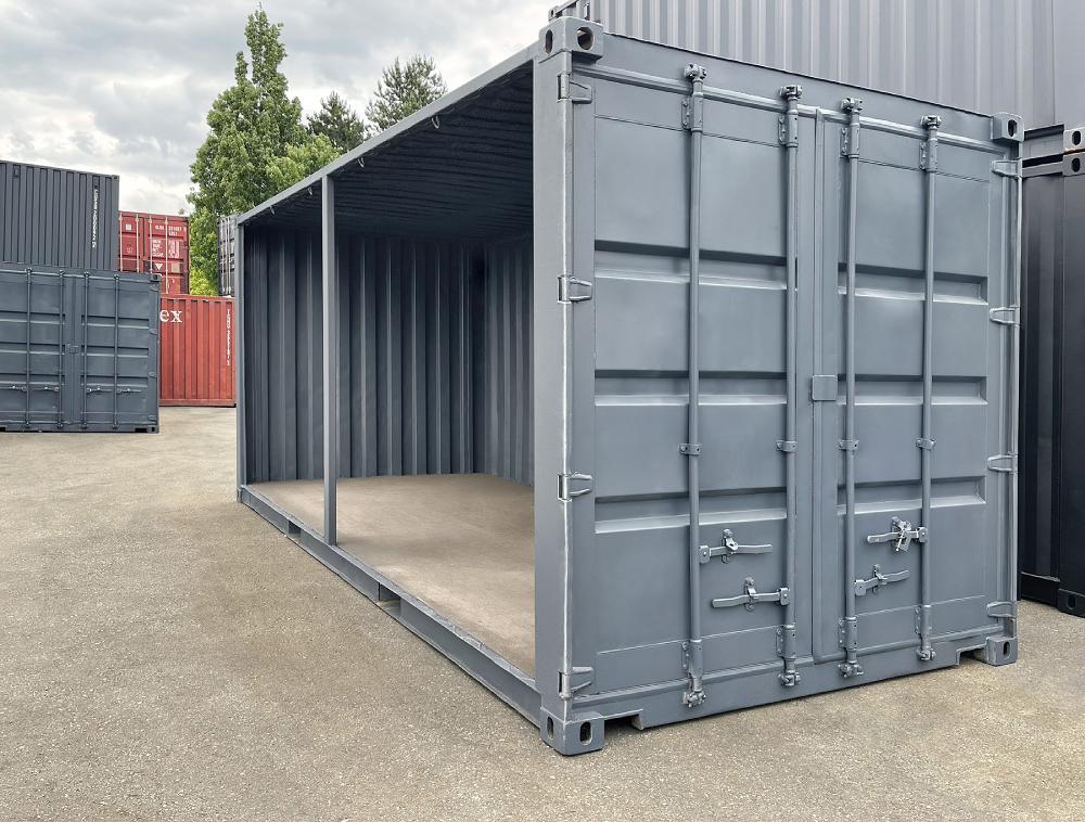 20&rsquo; Used &ldquo;Open Face&rdquo; Shipping Container - Tupcan Pty Ltd