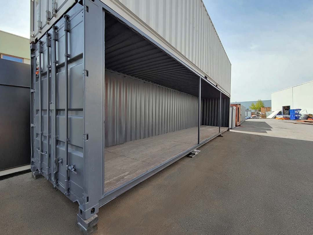 40&rsquo;HC Used &ldquo;Open Face&rdquo; Shipping Container - Tupcan Pty Ltd