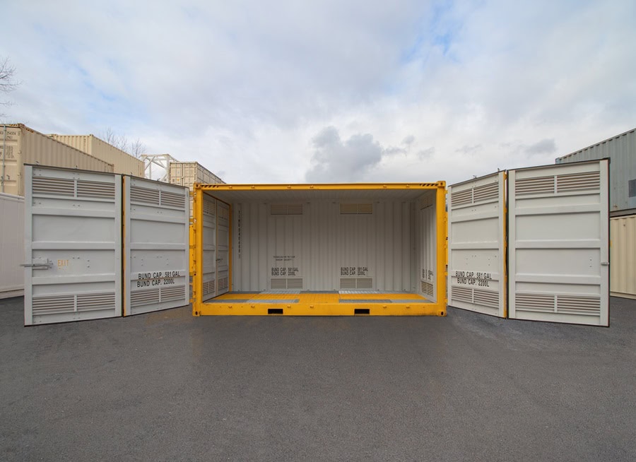 20&rsquo;HC Openside Containment Cube - Tupcan Pty Ltd