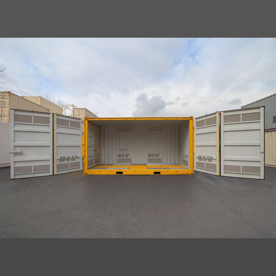 20&rsquo;HC Openside Containment Cube - Tupcan Pty Ltd
