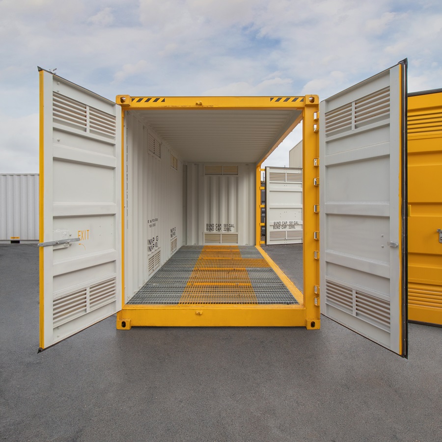 20&rsquo;HC Openside Containment Cube - Tupcan Pty Ltd
