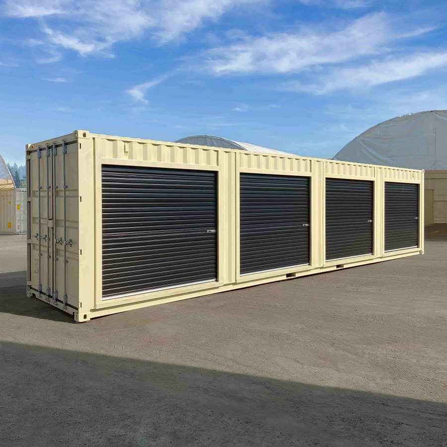 40&rsquo;HC &ldquo;CONTAINMENT CUBE&rdquo; with 4 x Roll Up Doors - Tupcan Pty Ltd