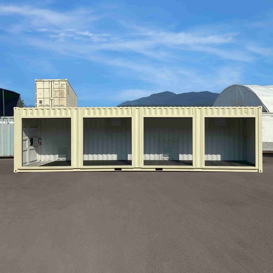 40&rsquo;HC &ldquo;CONTAINMENT CUBE&rdquo; with 4 x Roll Up Doors - Tupcan Pty Ltd