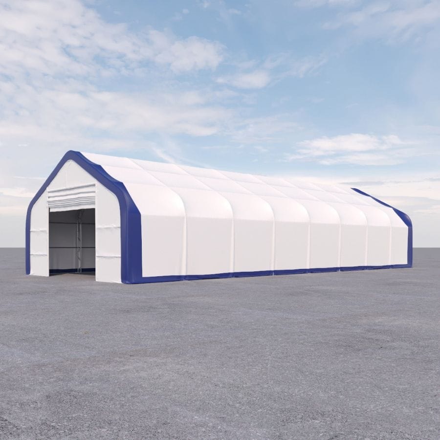 Dual Truss Storage Shelter (30&prime; x 80&prime; x 20&prime;) - Tupcan Pty Ltd