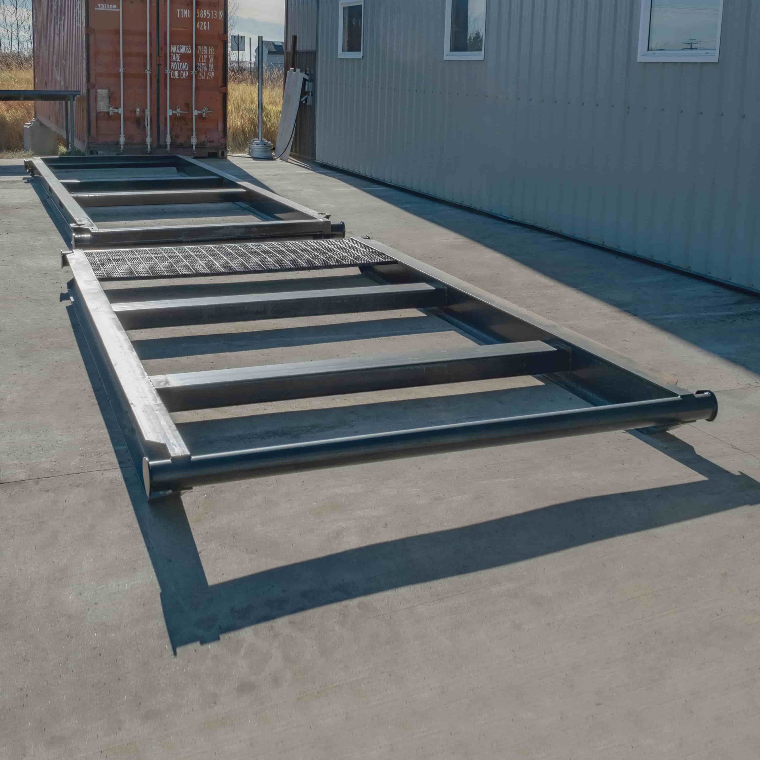 10&rsquo; Grated &ldquo;Weld On&rdquo; Skid - Tupcan Pty Ltd