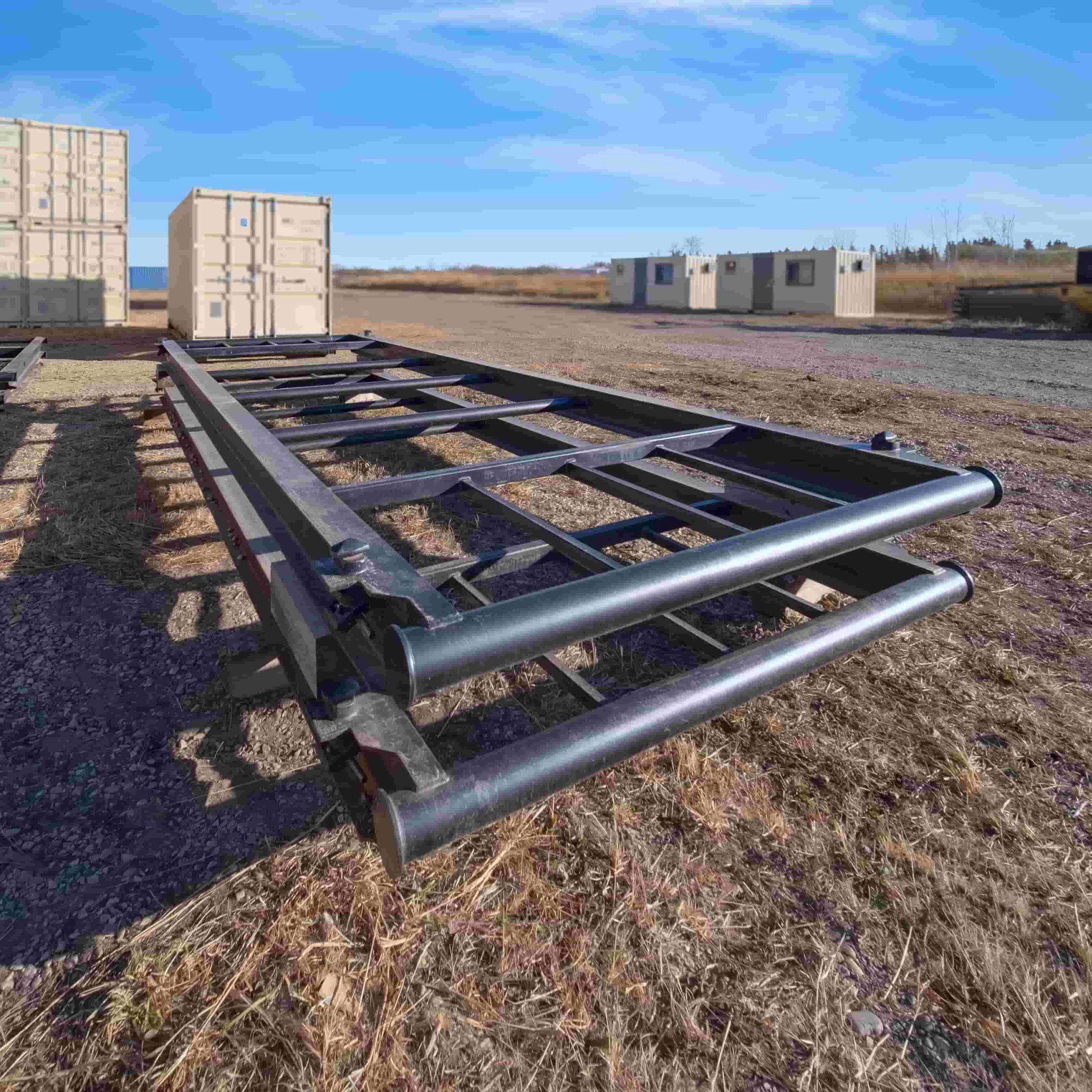 20&rsquo; Container skid w/ twist locks &ldquo;Non-Grated&rdquo; - Tupcan Pty Ltd