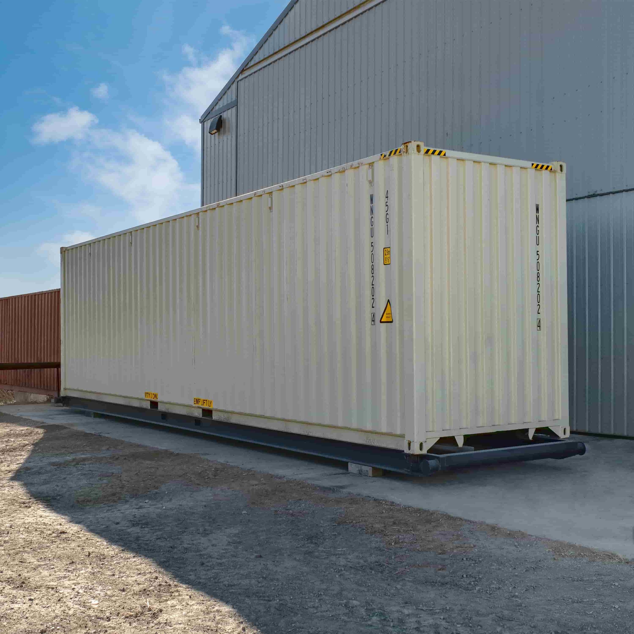 40&rsquo; Container skid w/ twist lock &ldquo;Non Grated&rdquo; - Tupcan Pty Ltd