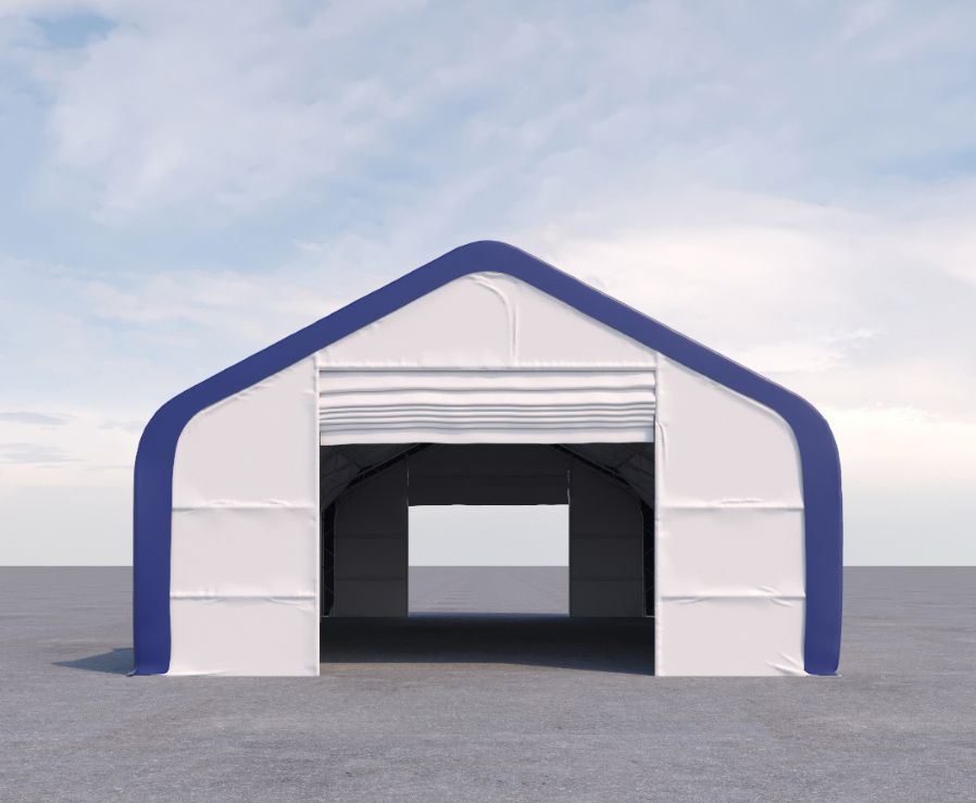 Dual Truss Storage Shelter (30&prime; x 60&prime; x 20&prime;) - Tupcan Pty Ltd