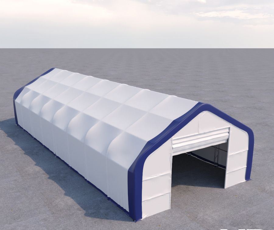 Dual Truss Storage Shelter (30&prime; x 80&prime; x 20&prime;) - Tupcan Pty Ltd