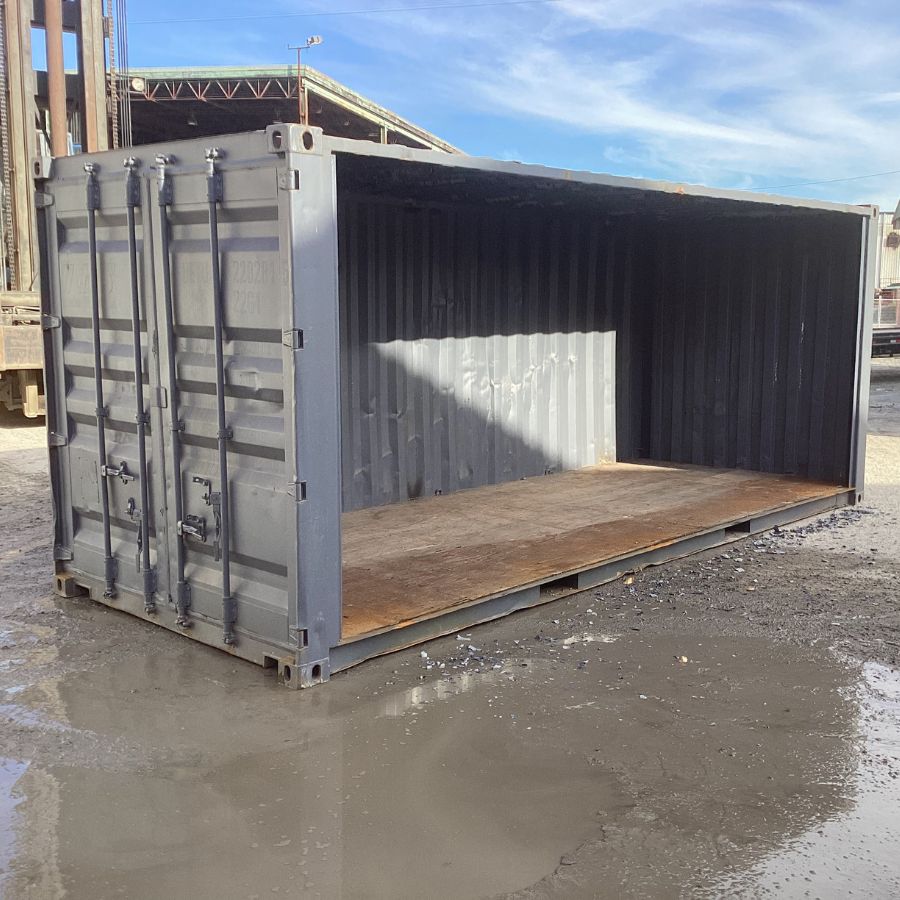 20&prime; Used &ldquo;Open-Face&rdquo; Shipping Container (Special) - Tupcan Pty Ltd