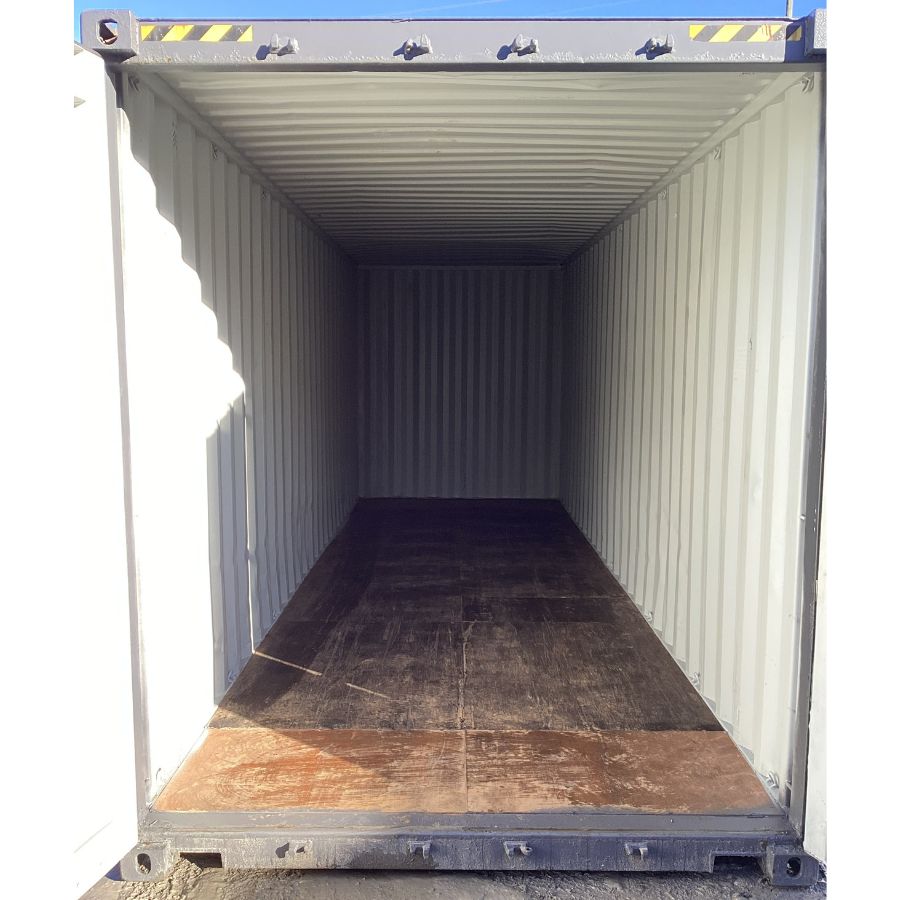 25&rsquo;HC Used Shipping Container (Painted Slate Grey) - Tupcan Pty Ltd