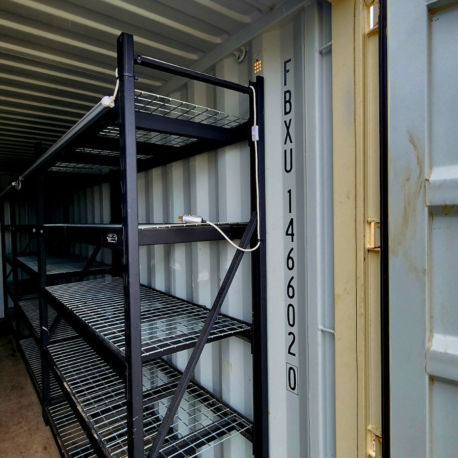 20&rsquo; New (1-Trip) Container w/ Shelving on BOTH sides - Tupcan Pty Ltd
